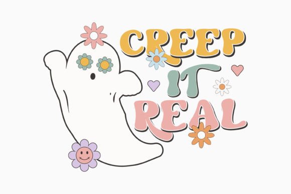 Halloween Creep It Real Retro