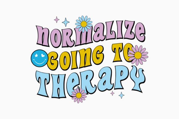 Normalize Going to Therapy Retro SVG