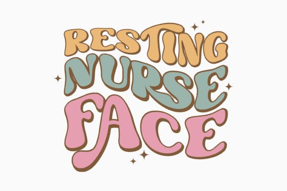 Resting Nurse Face Retro