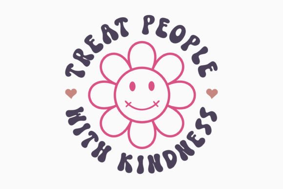 Retro Mental Health Quote SVG Treat Peop
