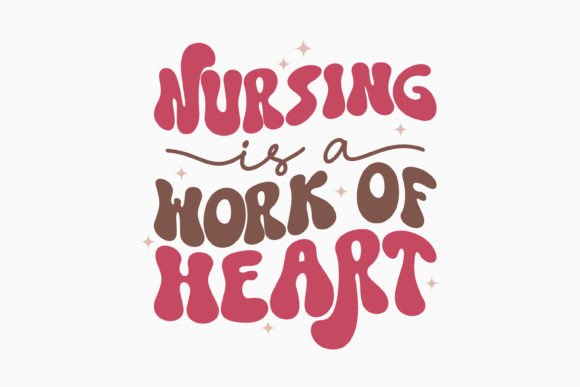 Retro Nurse Quote SVG Nursing is a Worki