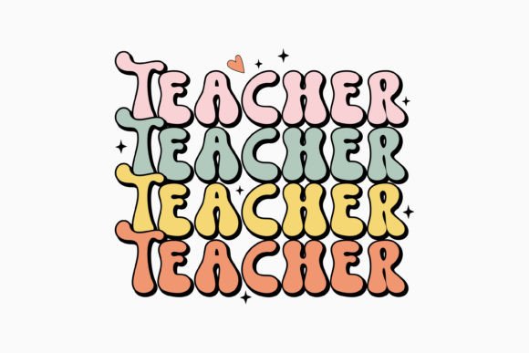 Retro Teacher Quote SVG Teacher