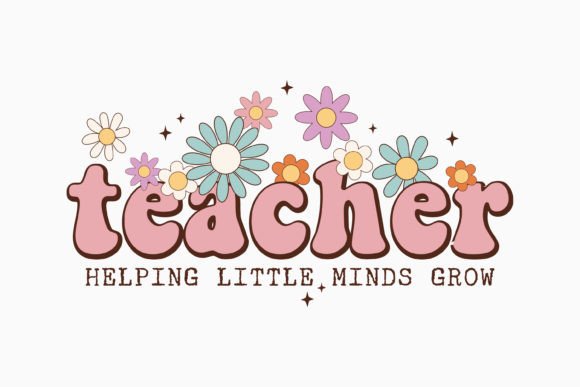 Retro Teacher Quote SVG Teacher Helping