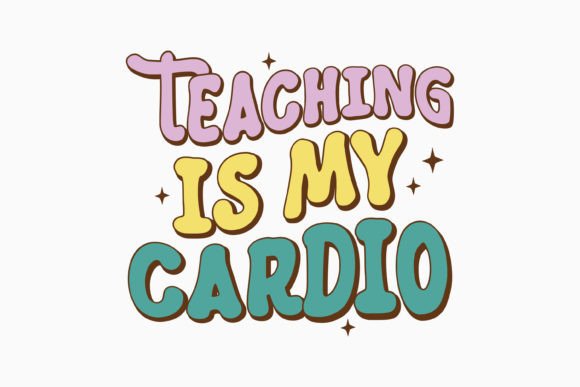 Retro Teacher Quote SVG Teaching is My